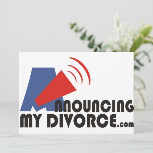 離婚の招待状/発表 招待状 (スタンド正面)