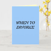離婚の時期 カード (黄色い花)