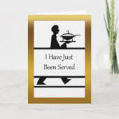 離婚の紙発表，ちょうど提供された 案内状 (正面)