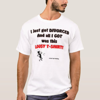 離婚のTシャツ Tシャツ