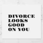 離婚はワインラベルに良さそうだ スパークリングワインラベル (シングルラベル)