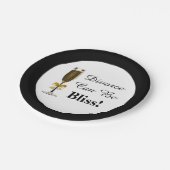 離婚は最高のパーティーお祝い ペーパープレート (アングル)