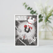 『離婚より安く早い』はがき ポストカード (スタンド正面)