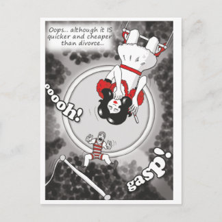 『離婚より安く早い』はがき ポストカード
