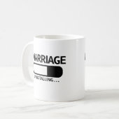離婚アンインストール おもしろい | 離婚のユーモア コーヒーマグカップ (正面左)