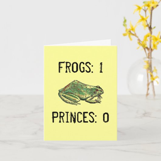 離婚カード カード (黄色い花)