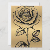 離婚クラシックした親結婚式招待状 招待状 (裏面)