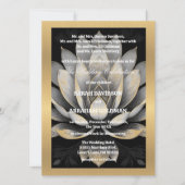 離婚クラシックした親結婚式招待状 招待状 (正面)