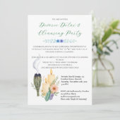 離婚クレンおもしろいジングパーティースパ&デトックステーマ 招待状 (スタンド正面)