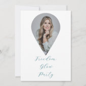 離婚クレンおもしろいジングパーティースパ&デトックステーマ 招待状 (裏面)