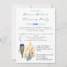 離婚クレンおもしろいジングパーティースパ&デトックステーマ