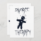 離婚セラピー- おもしろいブードゥー人形 ポストカード (正面/裏面)