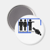 離婚デザイン マグネット (正面/裏面)