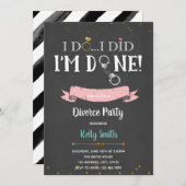 離婚パーティの招待状 招待状 (正面/裏面)