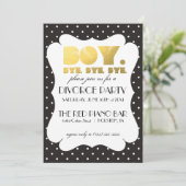 離婚パーティの招待状- Boy Bye 招待状 (スタンド正面)