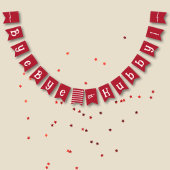 離婚パーティーお祝いexハビースタートパッキング バンティングフラッグ