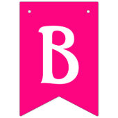 離婚パーティーデコールバイバイバイエックスハビーピンクおもしろいク バンティングフラッグ (第2の旗)