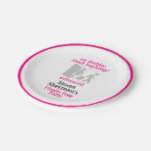 離婚パーティーデコールピンク最終的に無料おもしろい ペーパープレート (アングル)