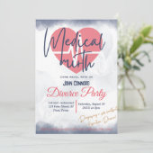 離婚パーティー招待状：メディカルミース 招待状 (スタンド正面)