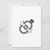 離婚パーティー招待状:最終的に自由で自由な鳥 招待状 (裏面)