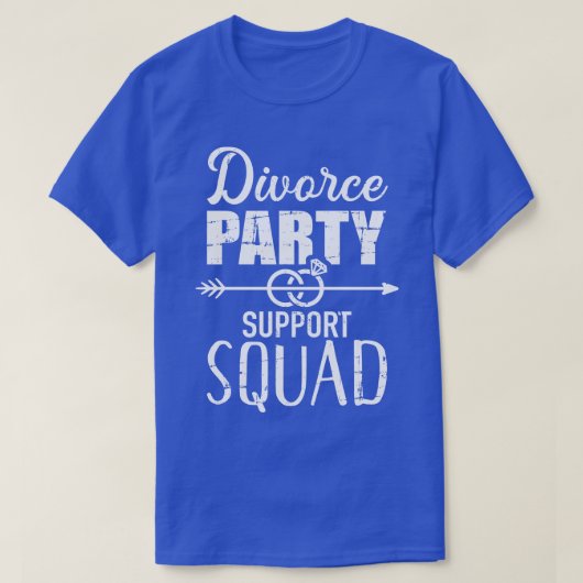 離婚パーティー支援班 Tシャツ (デザイン正面)