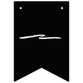 離婚パーティー最終的に自由なお祝い白黒 バンティングフラッグ (第1の旗)