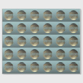 離婚パーティー金ゴールド白金 ラッピングペーパー (フラット)