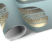 離婚パーティー金ゴールド白金 ラッピングペーパー (ロールコーナー)