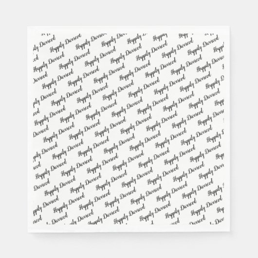 離婚パーティー スタンダードランチョンナプキン (正面)