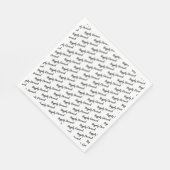 離婚パーティー スタンダードランチョンナプキン (角)