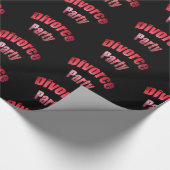 離婚パーティー- ラッピングペーパー (角)