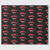 離婚パーティー- ラッピングペーパー (フラット)