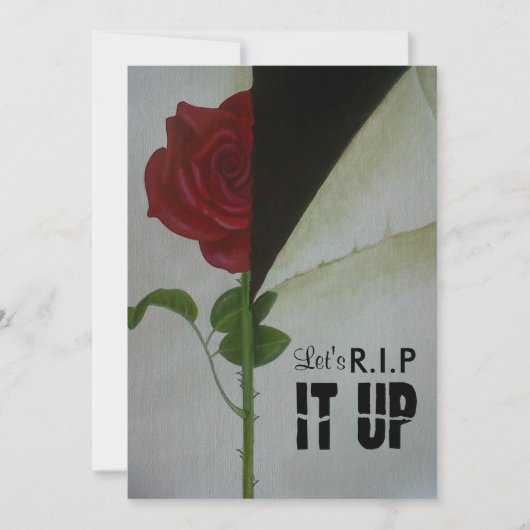 離婚パーティー 招待状 (正面)