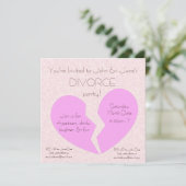 離婚パーティー 招待状 (スタンド正面)