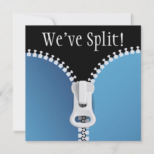 離婚パーティー- SRF 招待状 (正面)