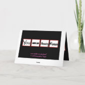 離婚勇気付けられる君は信じられない女だ カード (裏面)