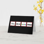 離婚勇気付けられる君は信じられない女だ カード (黄色い花)