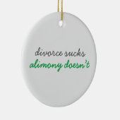 離婚吸の慰謝料 セラミックオーナメント (右)