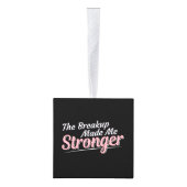 離婚回復の分裂が私をより強くするキューブ キューブオーナメント (右)