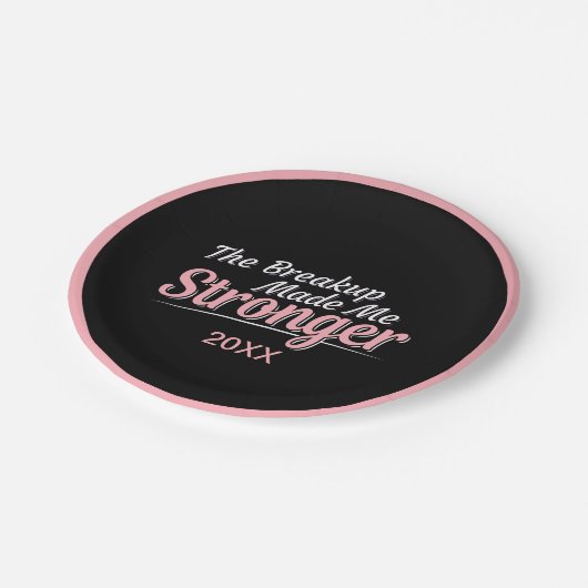 離婚回復の別れが私をより強い紙Pl ペーパープレート (アングル)