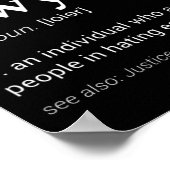 離婚弁護士GAG辞書定義デザイン ポスター (角)