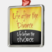 離婚後の生活 メタルオーナメント (左)