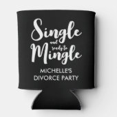 離婚独身のパーティーを混ぜ合わカスタムせる 缶クーラー (裏面)