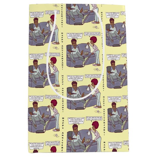 離婚率抱き枕 ミディアムペーパーバッグ (正面)