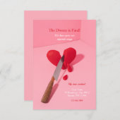 離婚発表 招待状 (正面/裏面)