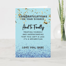 離婚祝いカード – 自分自身を信頼する カード