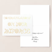 離婚祝い 箔カード (ディスプレー)