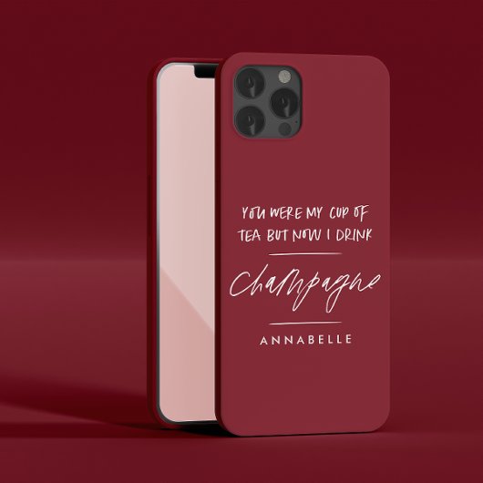 離婚私のお茶のさくらんぼ赤モダンちゃん Case-Mate iPhoneケース