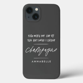 離婚私のお茶の贈りモダン物シンプルだった iPhone 13ケース