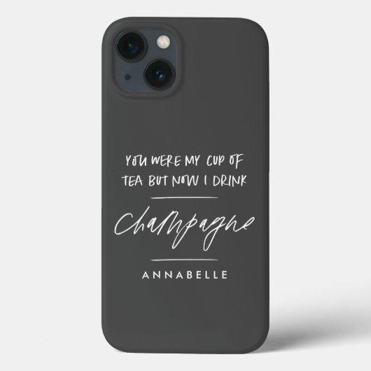 離婚私のお茶の贈りモダン物シンプルだった Case-Mate iPhoneケース (裏面)